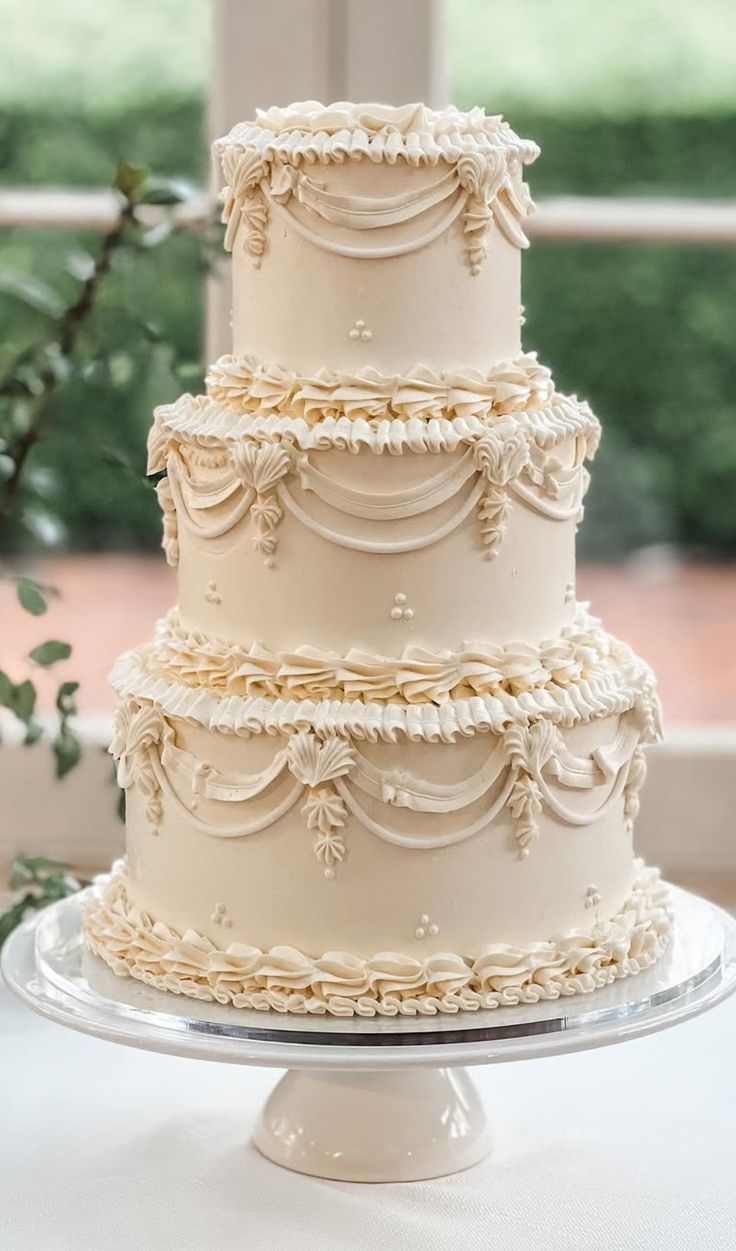 Buttercream Wedding Cake